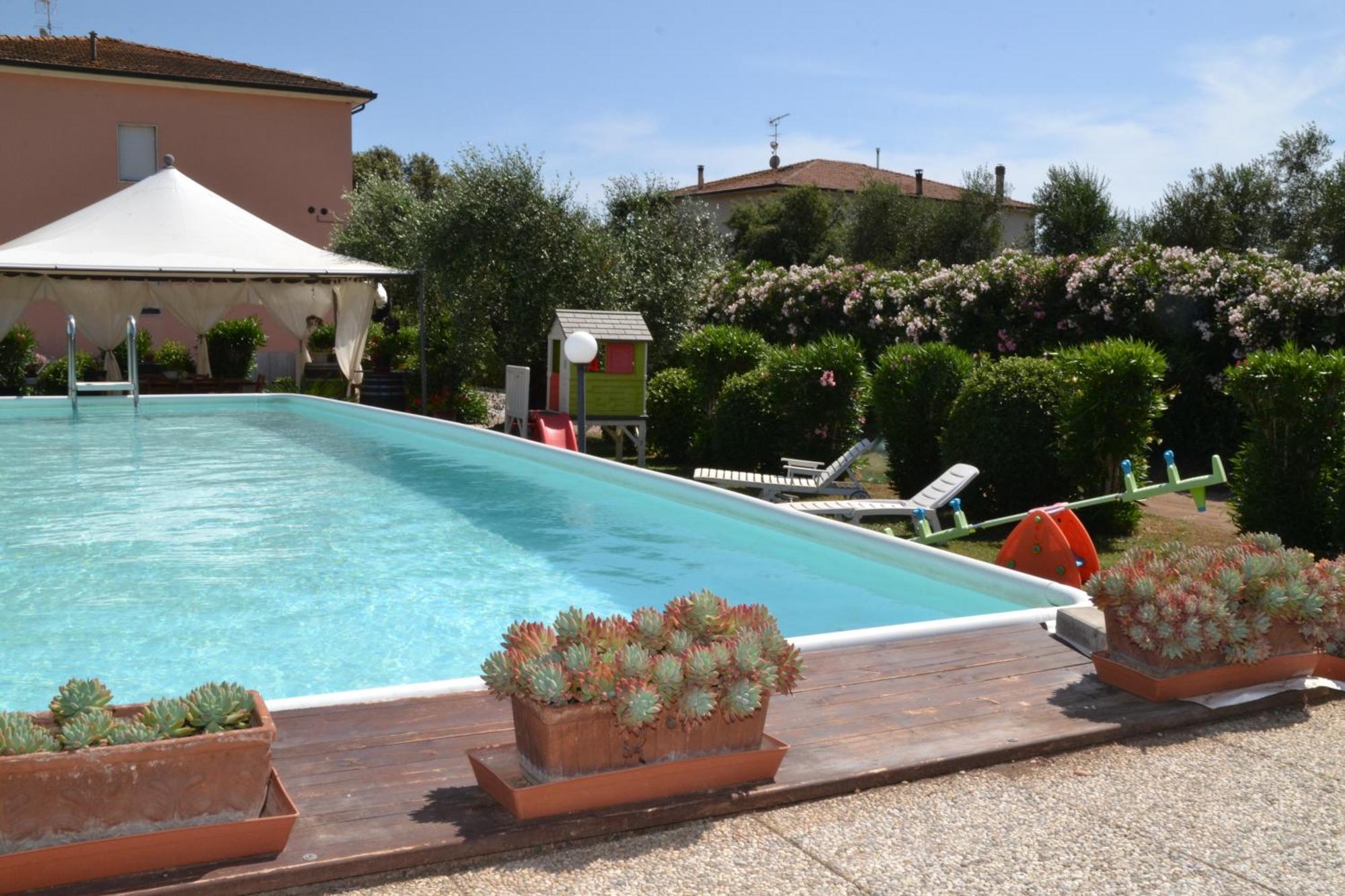 La Mimosa Hotel Bolgheri Bagian luar foto